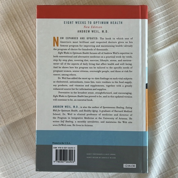 *Like New* 8 Weeks To Optimum Health Book - Picture 4 of 4